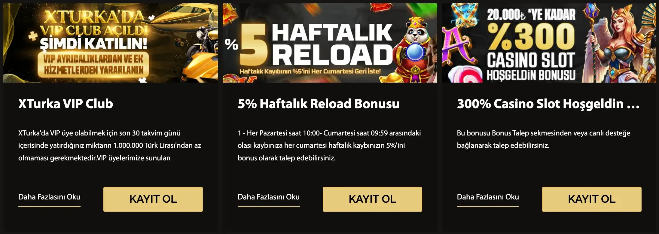 XTurka Bonusları